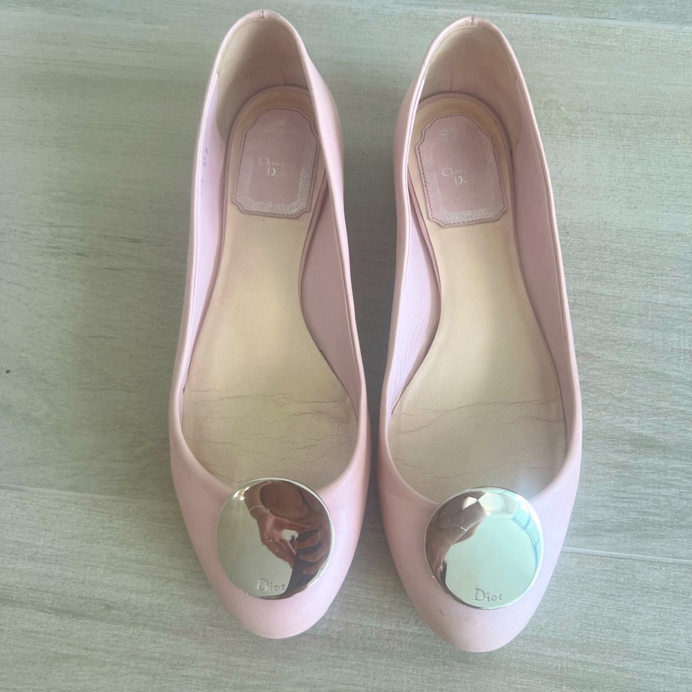 Christin Dior ballet Monogram flats